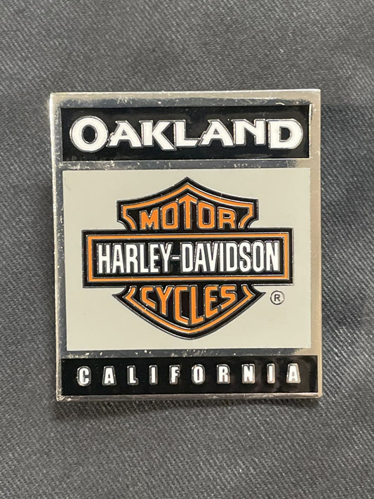 Oakland Harley-Davidson B & S Pin