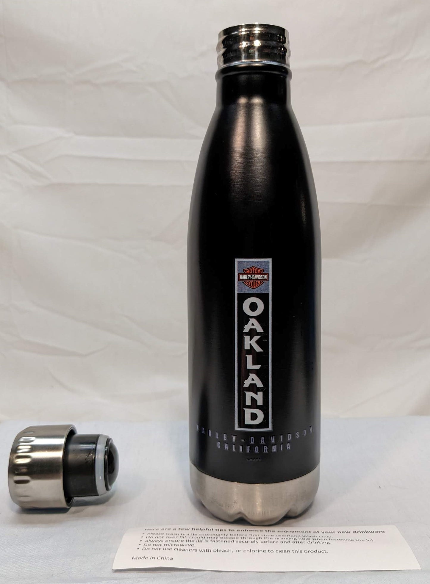 Oakland H-D Custom Water Bottle