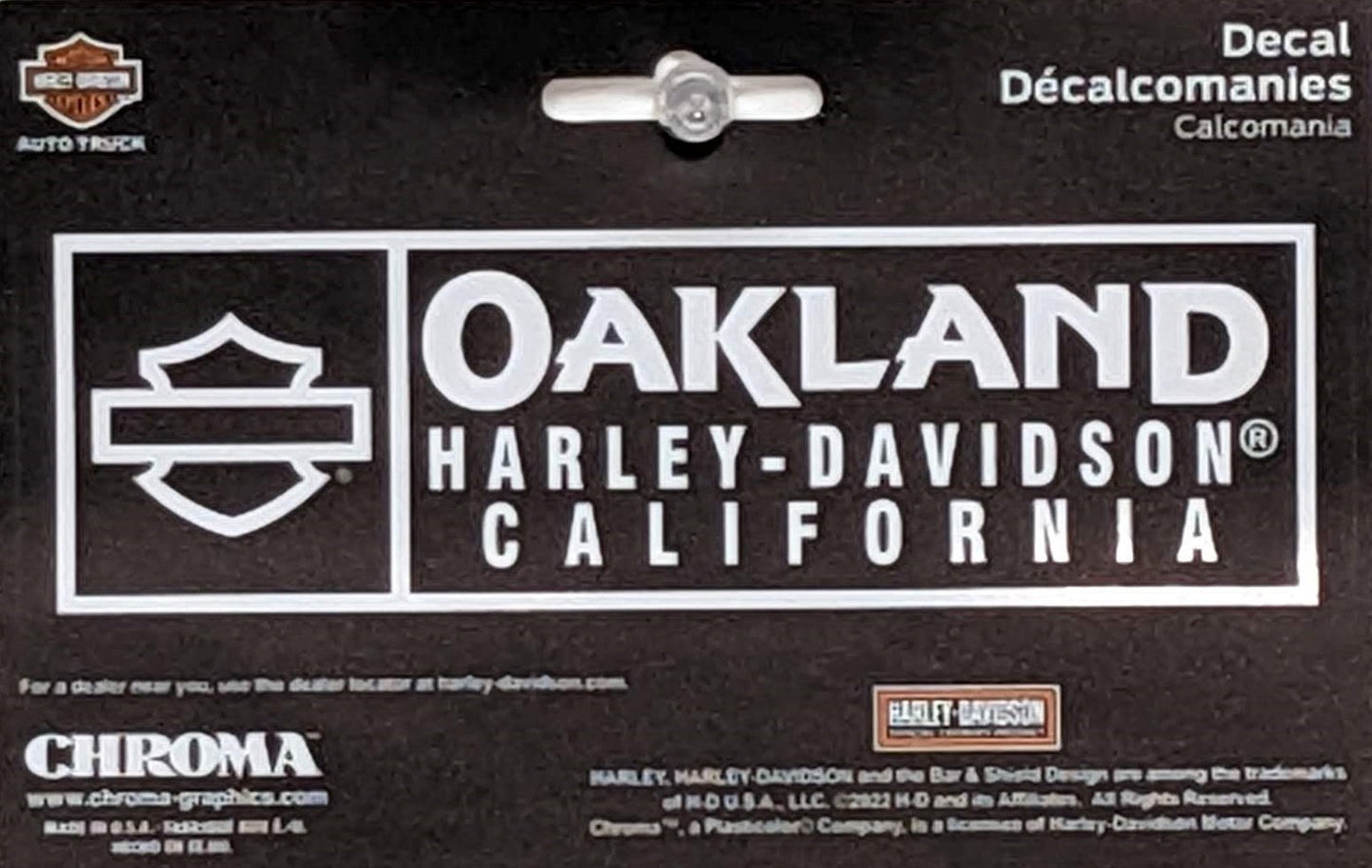 Oakland H-D Sticker